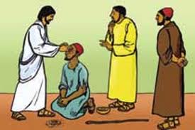healing of the blind man